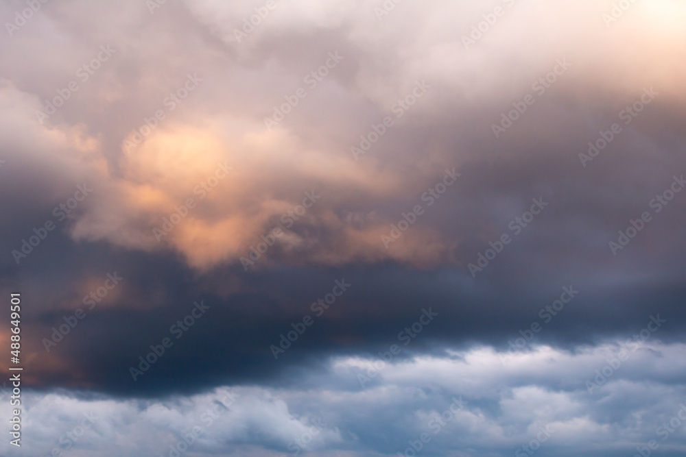 dramatic sky red blue as background texture