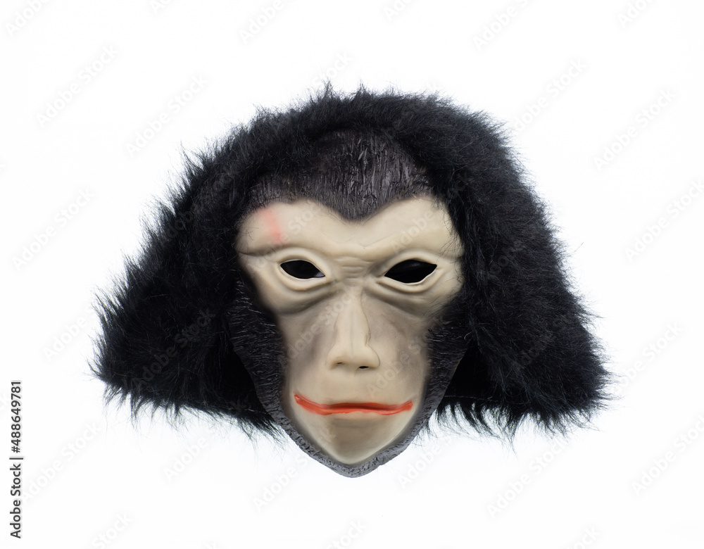 monkey mask isolated on white background monkey mask isolated on white background