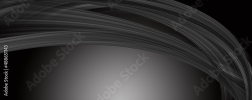 Magical wave panorama background design illustration with space for text