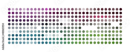Abstract modern dot panorama design background illustration