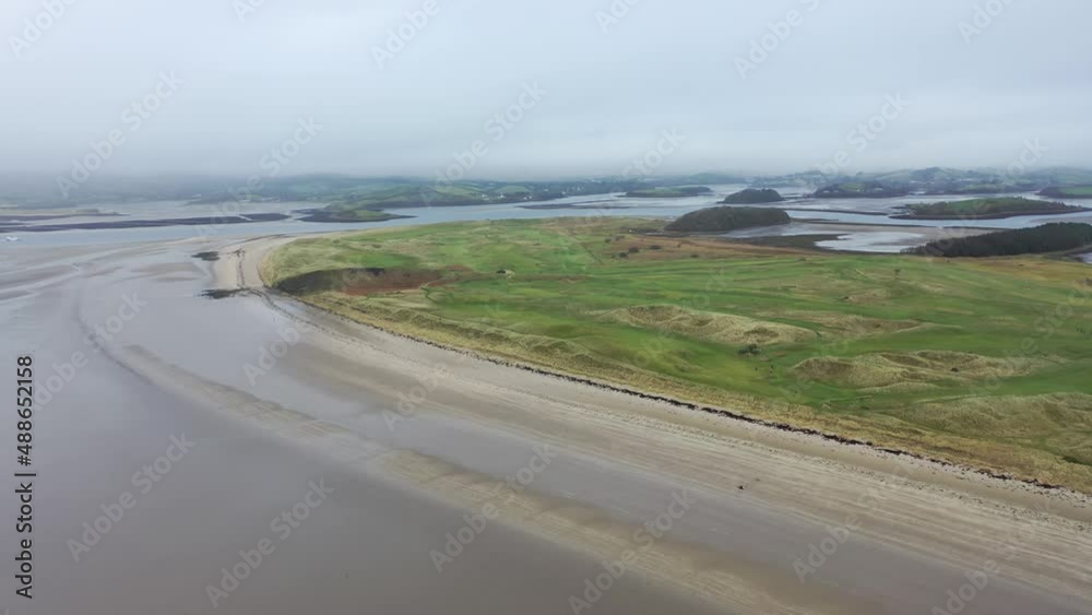 Aerial view of Murvagh in County Donegal, Ireland Aerial view of Murvagh in County Donegal, Ireland