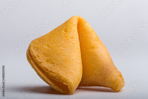 Fortune Cookie On a White Background