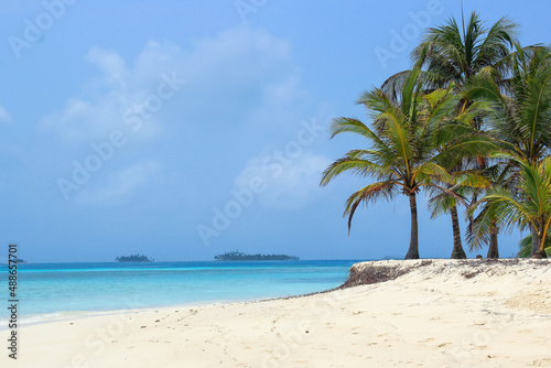 San Blas Tropical islands in Panama. High quality photo