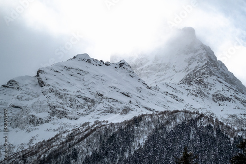 snow covered mountains © Артём Малюков
