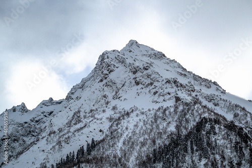 snow covered mountains © Артём Малюков