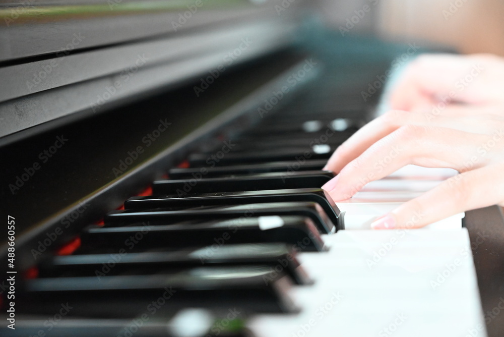 Hands on piano Hands on piano