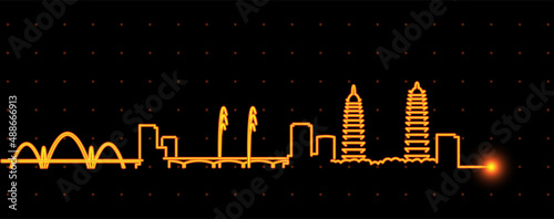Taiyuan Light Streak Skyline Profile photo