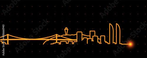 Xiamen Light Streak Skyline Profile