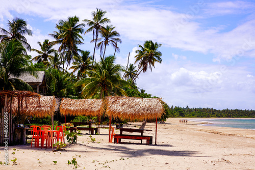 Beach bar on a tropical island