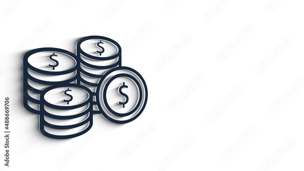 Money, finance, payments. Finance 3D shadow icon design. outline web icon. Motion graphics. Money, finance, payments. Finance 3D shadow icon design. outline web icon. Motion graphics.