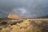 Sunset and Rainbow on the Road, Utah