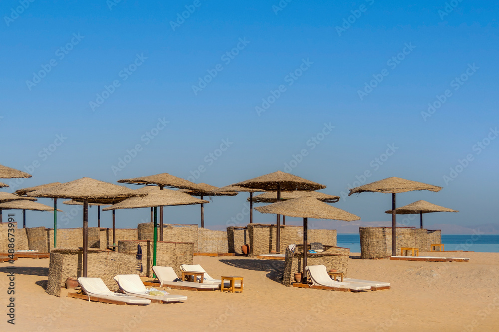 Strand in El Gouna, Rotes Meer, Ägypten