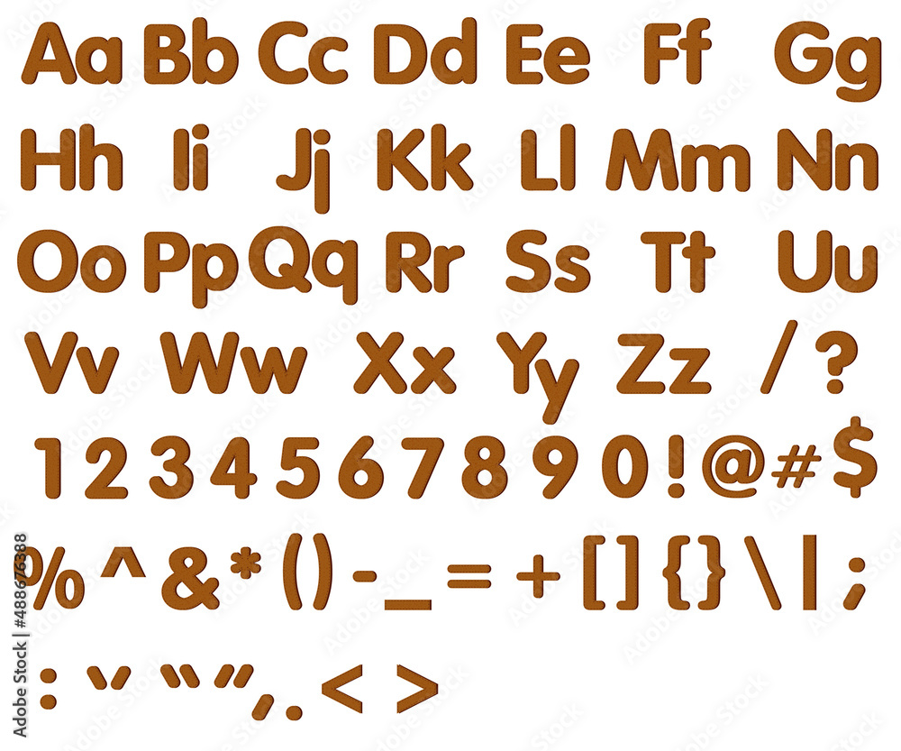 English alphabet and numbers. sew leather for text, letter, holiday. Festive, realistic set. Letters from A to Z. Vector illustration. English alphabet and numbers. sew leather for text, letter, holiday. Festive, realistic set. Letters from A to Z. Vector illustration.