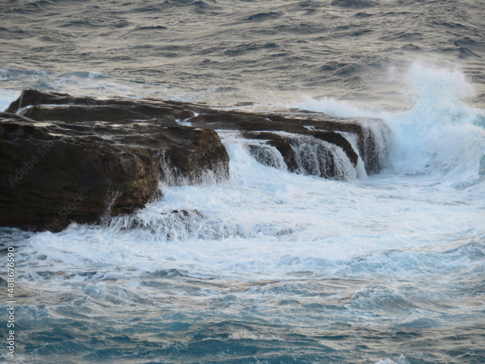 waves and rocks waves and rocks