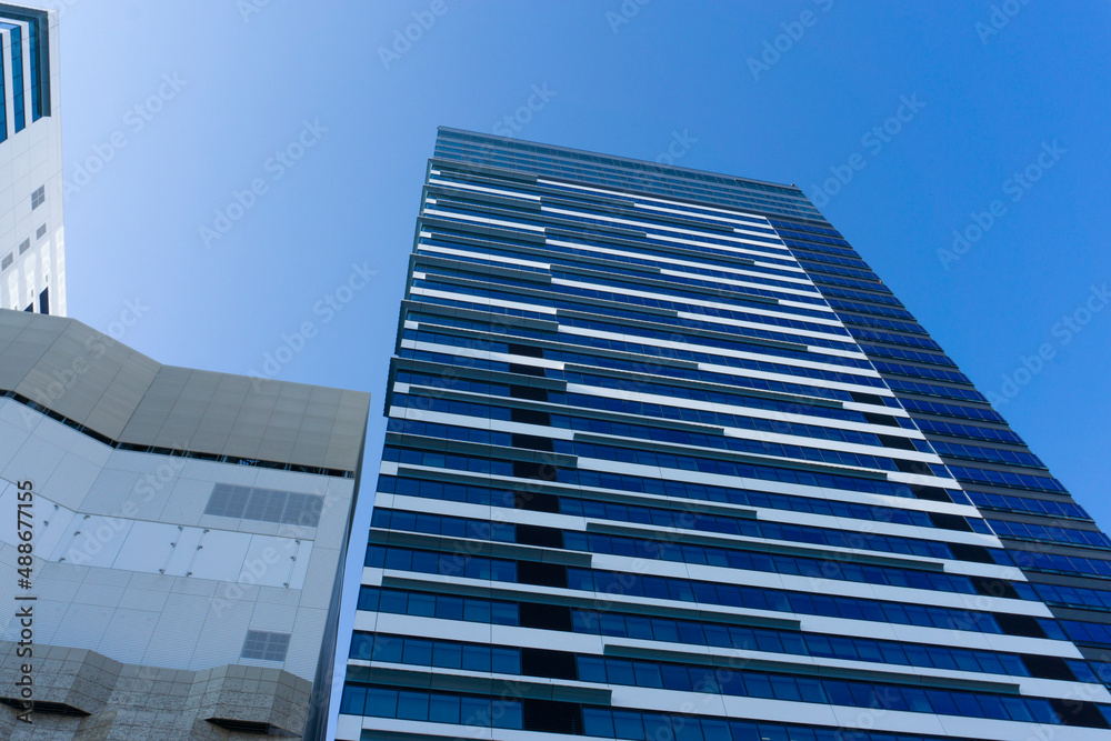 Skyscrapers and refreshing blue sky scenery_55 Skyscrapers and refreshing blue sky scenery_55