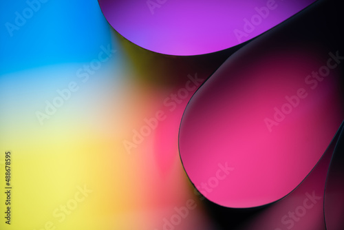 Beautifully expressed paper on a light multicolored background