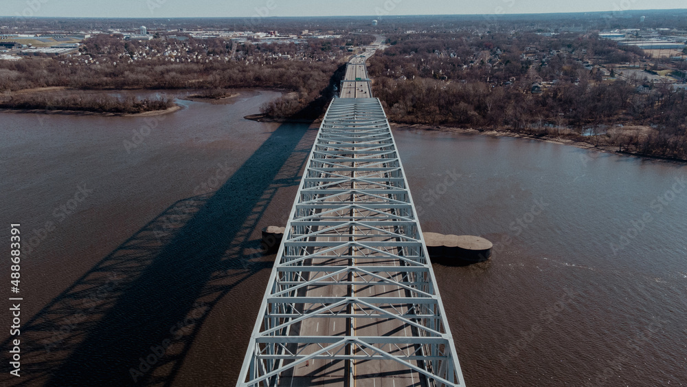 Fototapeta premium bridge over the river