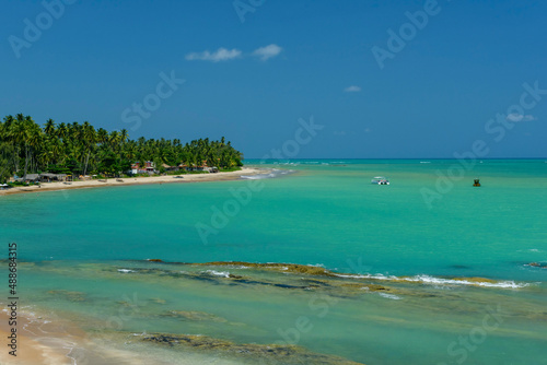 Japaratinga Beach, Alagoas, Brazil on February 10, 2022. Northeast Brazil. photo