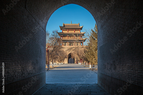 Jiayuguan Great Wall, Gansu Province, China #488684589