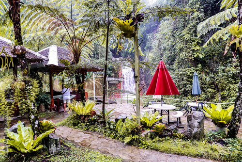 Pulangbato Falls in Valencia, Negros Oriental, Philippines photo