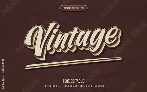 editable vintage, retro, 70s and 80s text effects