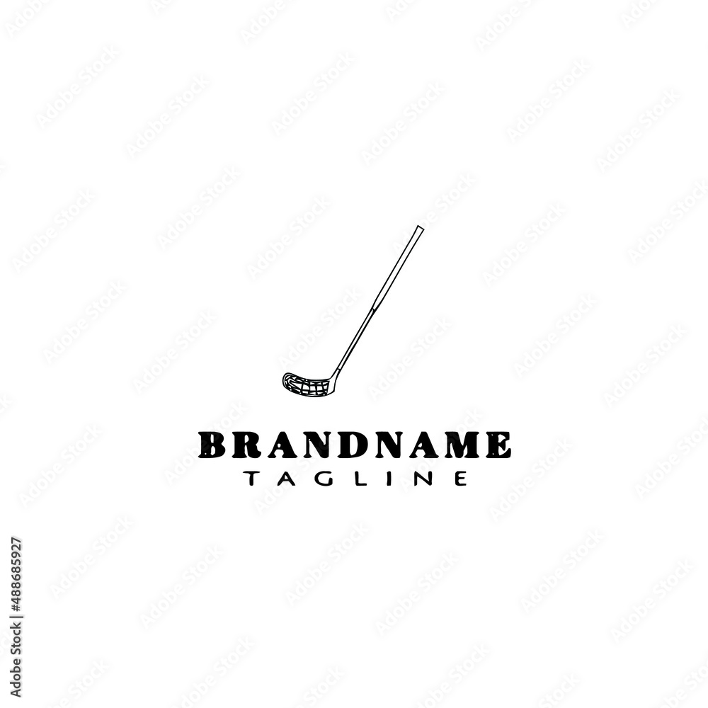 floor ball design logo flat icon design template black isolated vector illustration floor ball design logo flat icon design template black isolated vector illustration