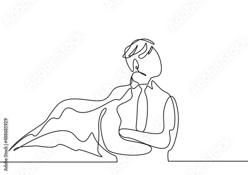 handsome superhero businessman in cape posing confident. hero businessman unbuttoning his shirt