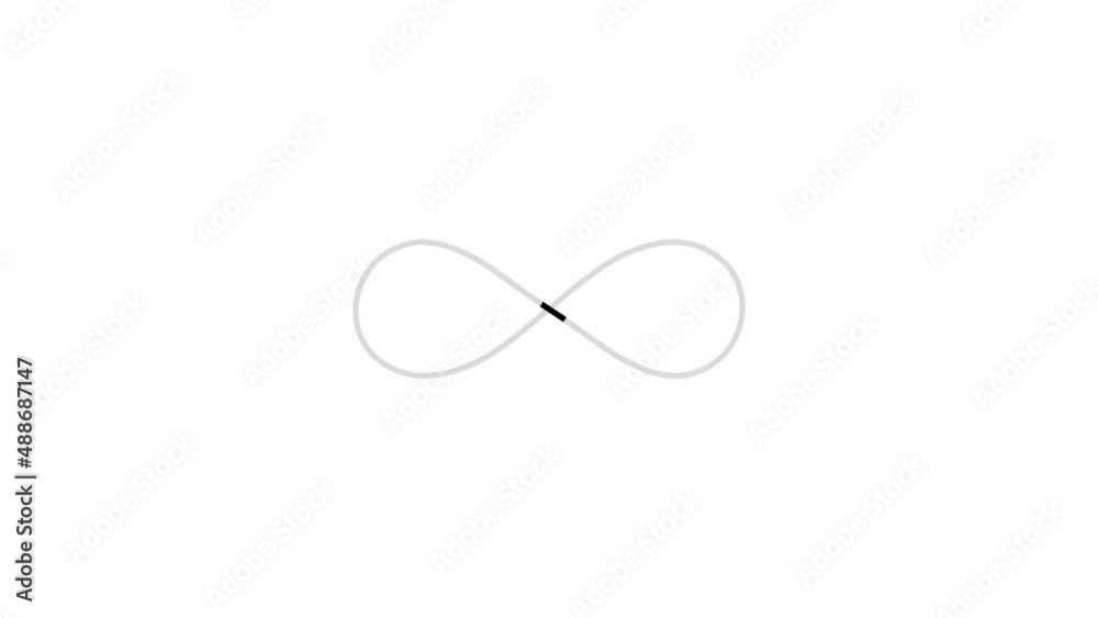 simple eternal infinity loop animation motion gif graphic design