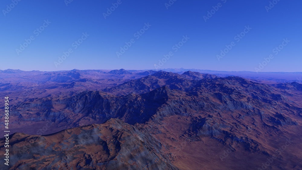 alien planet landscape sci fi spatial background, view from planet surface with spectacular sky, realistic digital illustration
alien planet landscape sci fi spatial background, view from planet surface with spectacular sky, realistic digital illustration