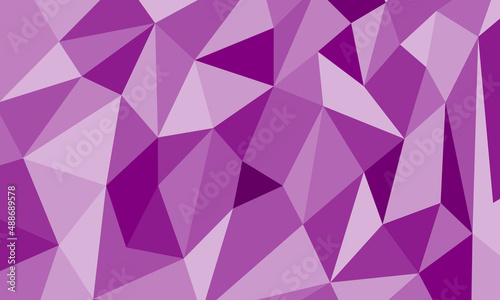Abstract geometric low poly style vector illustration graphic background. Violet color Abstract Polygon vector. 