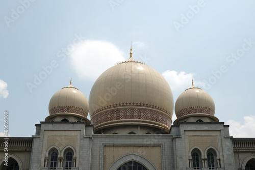 A picture part of Palace of Justice Dome building. The Palace of Justice comprises of the Court of Appeal and the Federal Court of Malaysia."
