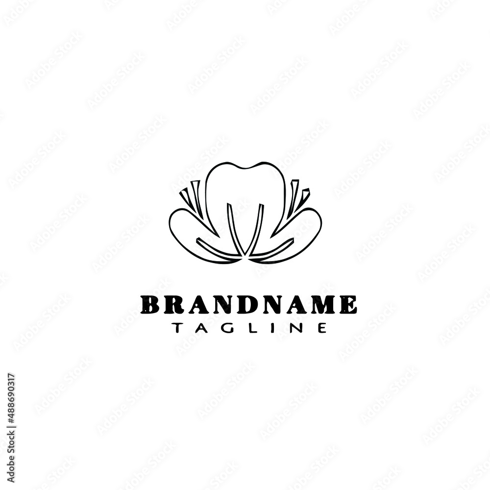 flower logo cartoon icon design template black isolated vector illustration flower logo cartoon icon design template black isolated vector illustration