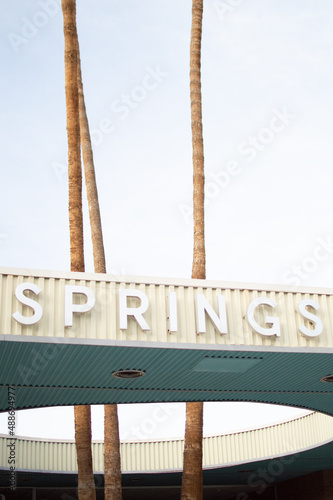 Palm Springs City Hall Minimalist Mid-Century Modern Architectural Building Style In California Desert