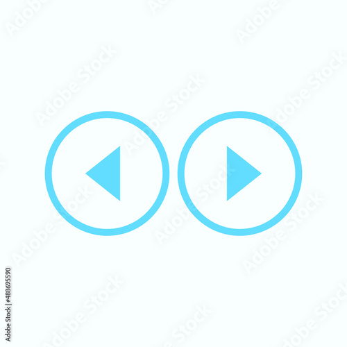 Free Download Play button icon in trendy flat style isolated on grey background. Play symbol for your web site design, logo, app, UI. Vector illustration - GFXLoad
