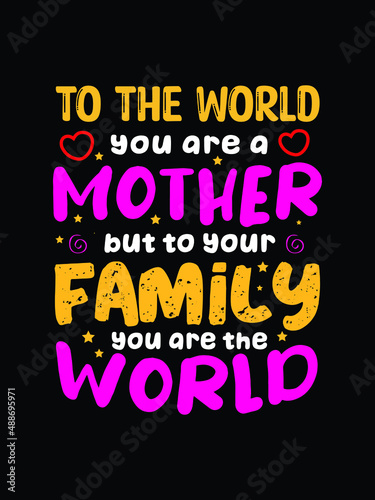Mother's day t shirt design