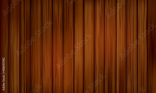 Dark brown wood texture with natural striped pattern for background design. Wooden striped fiber textured background vector. Wooden surface for add text or design decoration art work. Vector EPS10