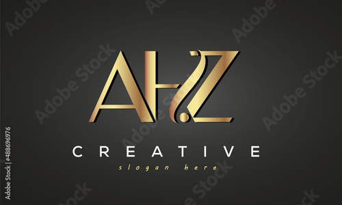 AHZ creative luxury logo design photo