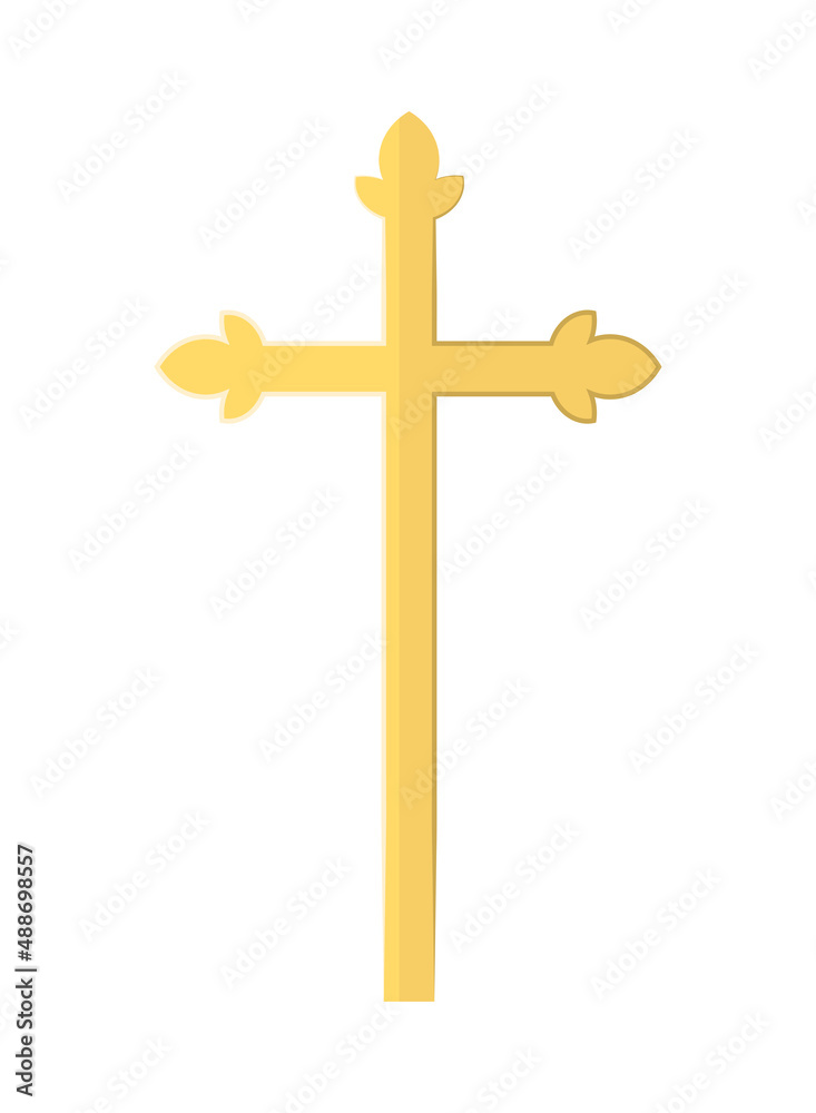 gold catholic cross