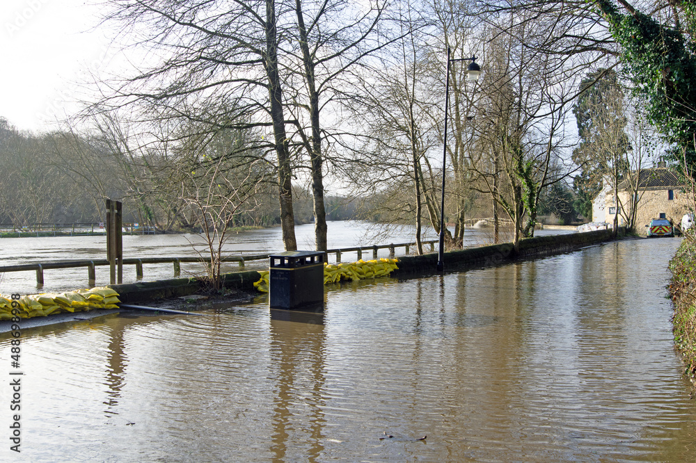 Sprotbrough Flash flooded, in February, 2022. Sprotbrough Flash flooded, in February, 2022.