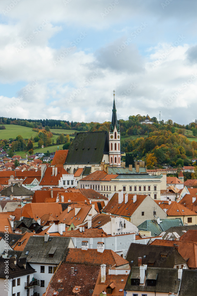 City view of Český Krumlov, Czech Republic