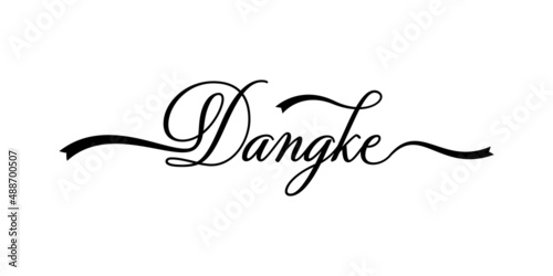 Dangke letter calligraphy banner background