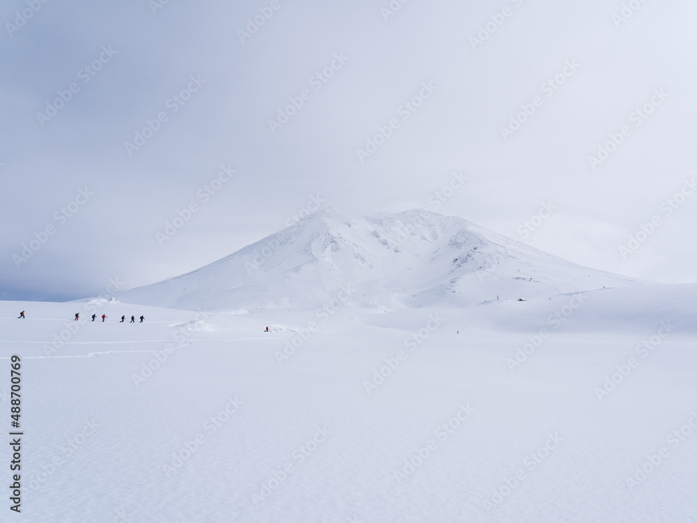 冬の大雪山 旭岳
