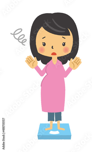 妊娠　妊婦　マタニティ　三頭身