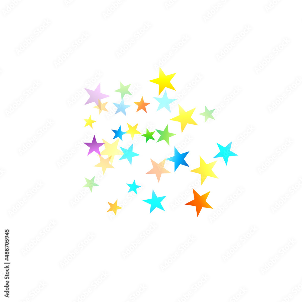 Rainbow Festive Confetti. Carnival Star Falling. Rainbow Festive Confetti. Carnival Star Falling.