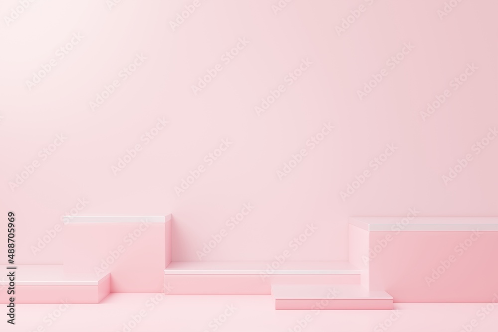3d render abstract display podium platform for product presentation and advertising. Minimal scene backdrop with clean design. Vacant pedestal for mock up. Empty stage with pastel color for cosmetic. 3d render abstract display podium platform for product presentation and advertising. Minimal scene backdrop with clean design. Vacant pedestal for mock up. Empty stage with pastel color for cosmetic.