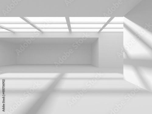 Wallpaper Mural White Modern Background. Abstract Building Concept Torontodigital.ca