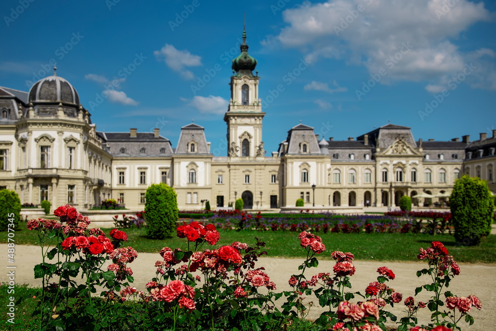 Festetics palace famous baroque palace in Keszthely, Hungary