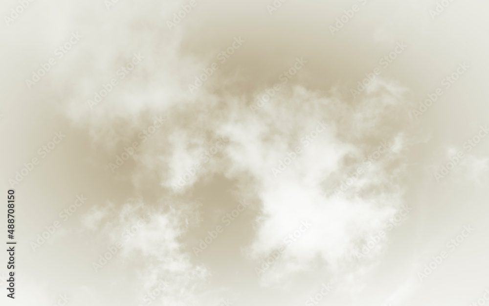 Beautiful the Sky with Clouds.  Heavenly Dreamy Fluffy Fantasy Clouds Background.