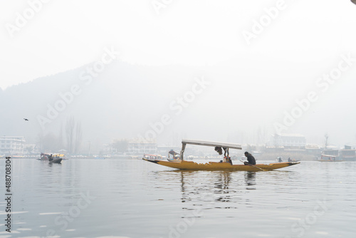 Photography boats on the river