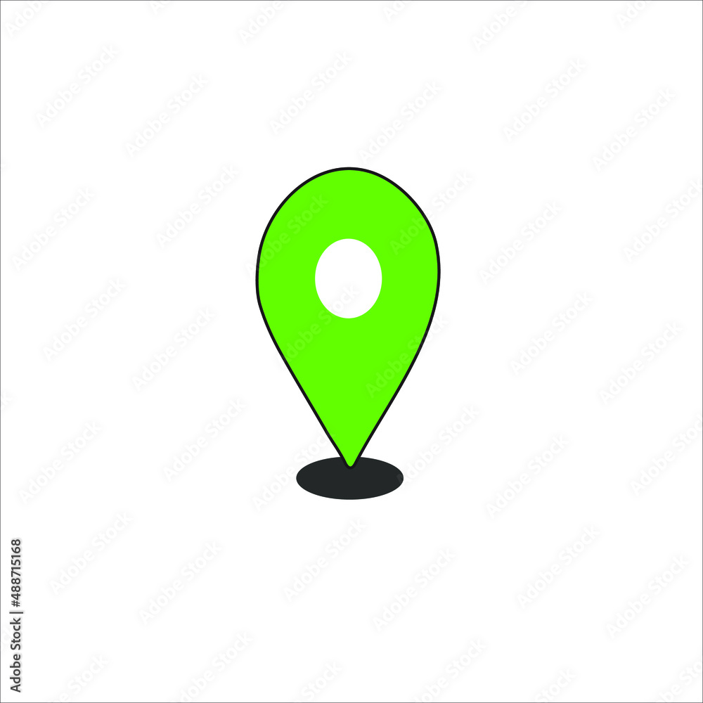 location icon. Pin icon, map pin icon vector isolated location icon. Pin icon, map pin icon vector isolated
